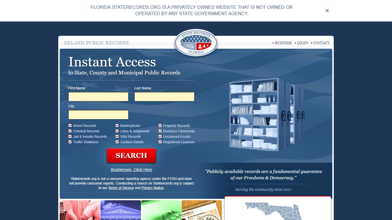DeLand Arrest and Public Records | Florida.StateRecords.org